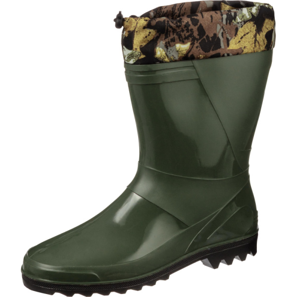 Сапоги мужские цв.оливковый мод.141/01 (р.43) (277) ПВХ с надставкой