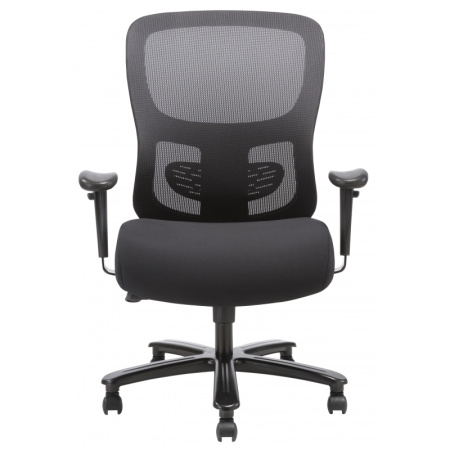 Кресло BN_U_EChair-582 TС сетка/ткань черный, металл черный