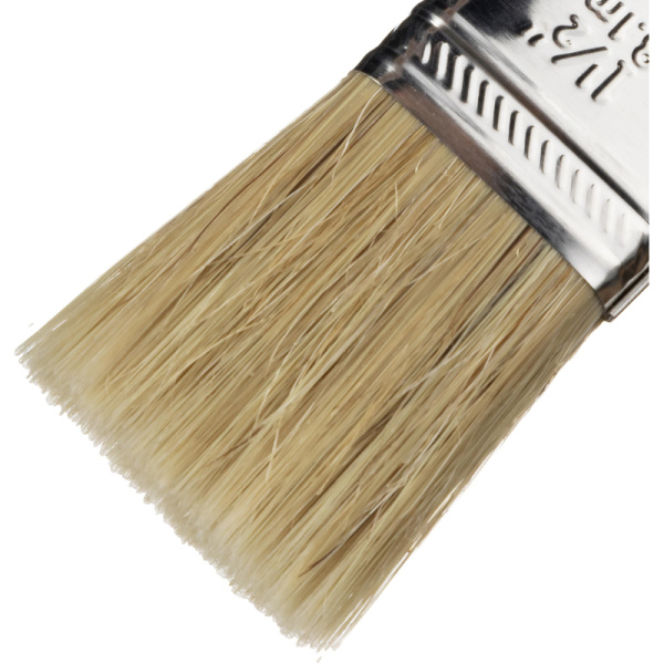 Кисть плоская Евро 1,5"/36 мм, натур. щетина, пласт.ручка MTX 83062