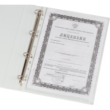 Папка Панорама на 4-х кольцах  40мм Россия