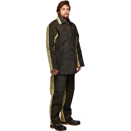 Костюм сварщика брезент+спилок кур/брюки (модель КС09) (р.60-62) 170-176