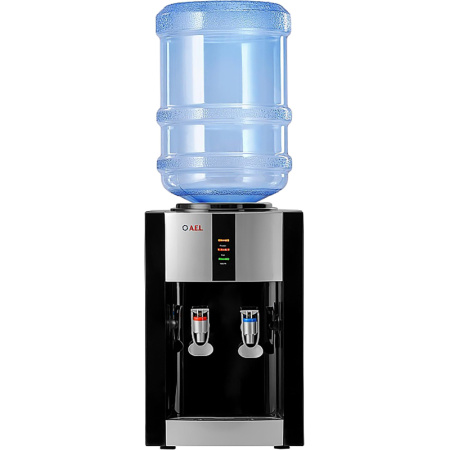 Кулер для воды AEL TD-AEL-47 black/silver настольный,   электронное охл