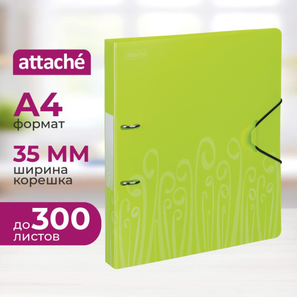 Папка на 2-х кольцах Attache Fantasy , салатов