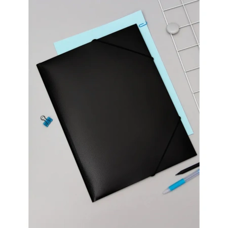 Папка на резинках ATTACHE F315/06 черная