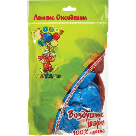 Набор шаров Пастель Триколор 30шт шар латекс M 12/30см