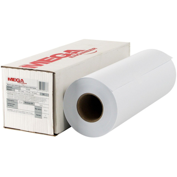 Бумага широкоформатная ProMEGA engineer InkJet 70г 420ммх175 76мм