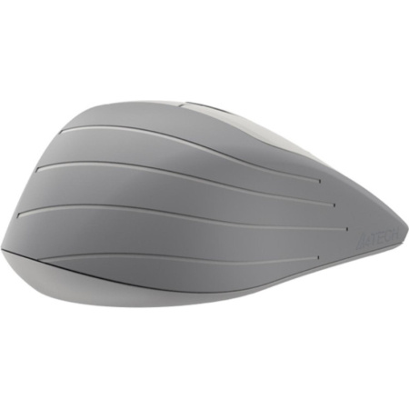 Мышь компьютерная A4 Fstyler FG30, беспроводная, 2000dpi, серый/белый