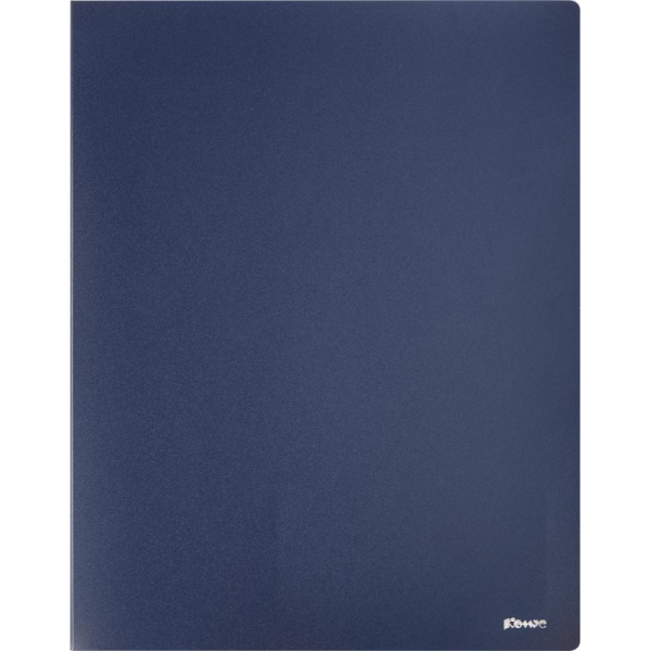 Скоросшиватель пластиковый с пруж.мех.Комус синий