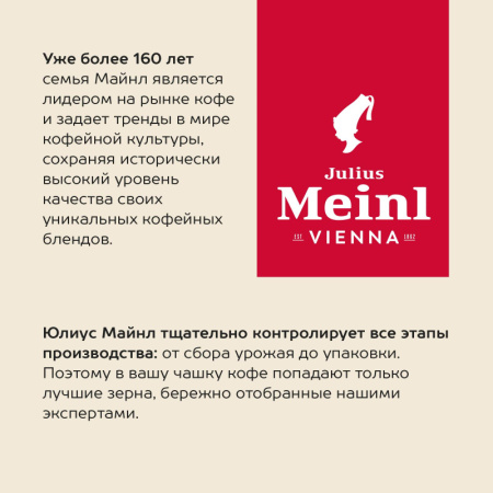 Кофе Julius Meinl Президент молотый, 500гр (89)
