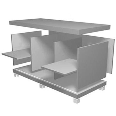 Тумба Мон_EASY Director купе М94 дуб шамони темный