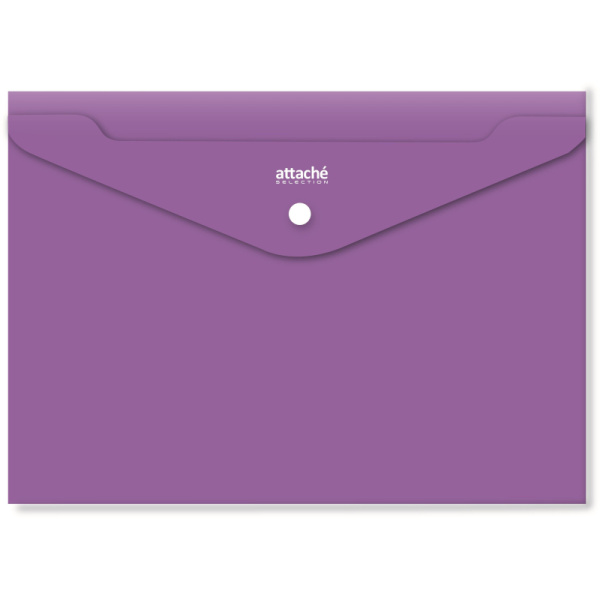 Папка-конверт на кнопке Attache Selection Crocus 6шт в уп.