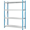 Стеллаж металлический MZ_SGR-V-1864-2,5 4 яруса 1800х600, Выс.2500