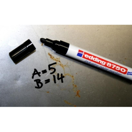 Маркер для промышленной графики EDDING E-8750/1 черный 2-4мм