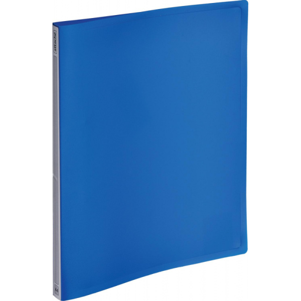 Папка с зажимом метал. Attache 20мм Label синий