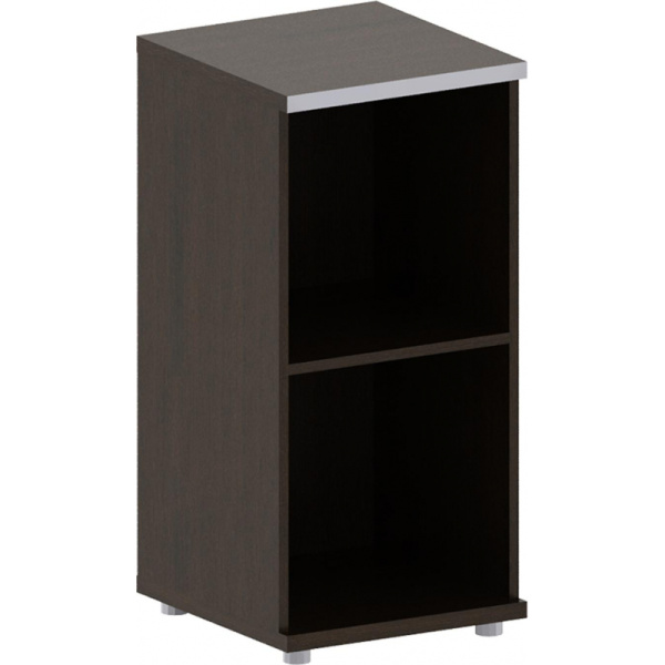 Стеллаж Д_ САТУРН-Д низкий узкий (800, 021) венге