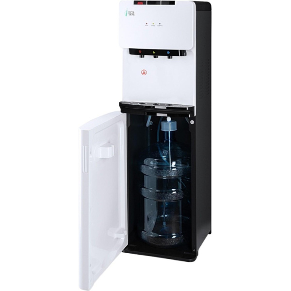 Кулер Ecotronic K41-LXE  white-black с нижн загрузкой бутыли и электр охлаж