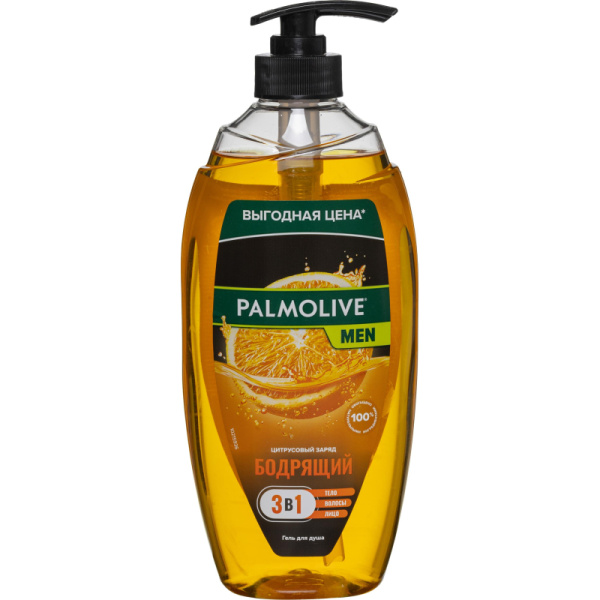 Гель для душа Palmolive Men   Цитрусовый заряд, 750 мл