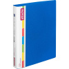 Папка на 4-х кольцах пласт. 35/42мм А4 ATTACHE F504/07 синяя Ро