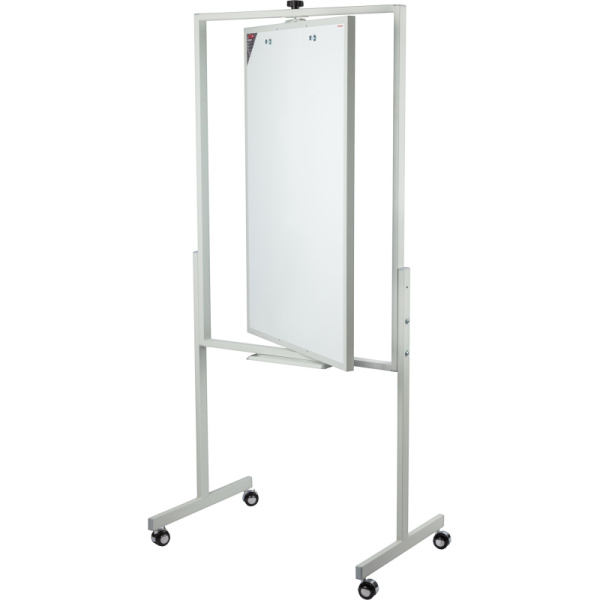 Флипчарт магнитно-маркерный Комус 70х100 двусторонний, на роликах