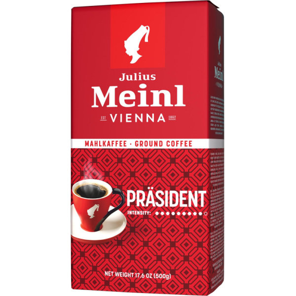 Кофе Julius Meinl Президент молотый, 500гр (89)