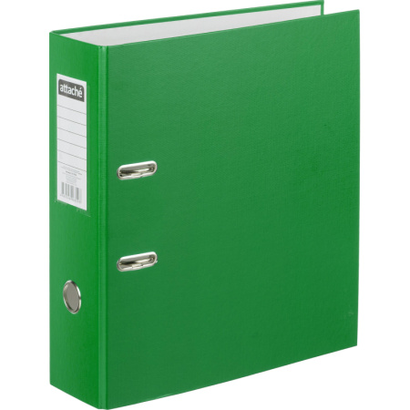 Папка-регистратор с арочн.мех.AttacheSelection Экономи 90мм,зел,ПБП1,карм.к