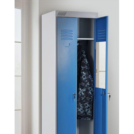 Зеркало KD_на металлические шкафы Комус Классик-10. 600х200