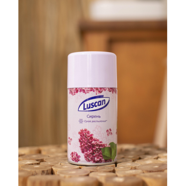 Баллон сменный для автоосвежителя Luscan 250мл Сирень сухое распыл