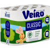 Бумага туалетная Linia Veiro Classic 2сл бел втор 17,5м 140л24рул/уп 5с224