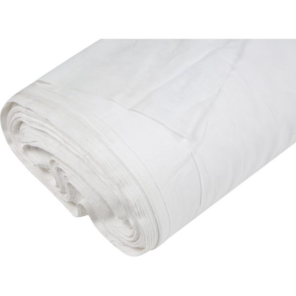 Полотно техническое БЯЗЬ отбеленная, рулон 1,5х100м, пл. 100 г/м2