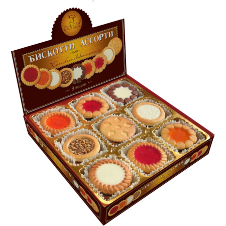 Печенье Бискотти ассорти 345 г