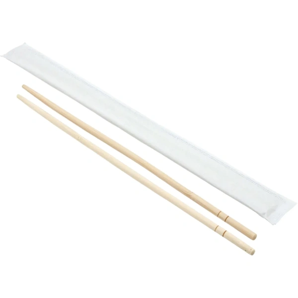 Палочки для суши бамбук в инд. бумаж. уп, 23см, круглые, 100шт/уп (401-863)