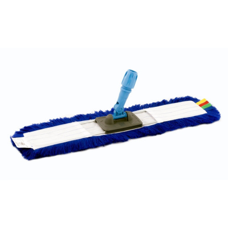 Держатель МОПа рамочный 100х10см т.серый/синий NT184