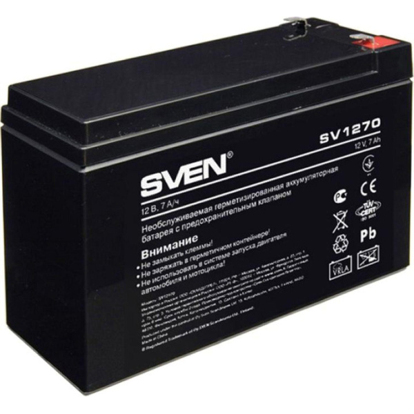 Батарея для ИБП SVEN SV 1270 (12V/7Ah) аккумуляторная