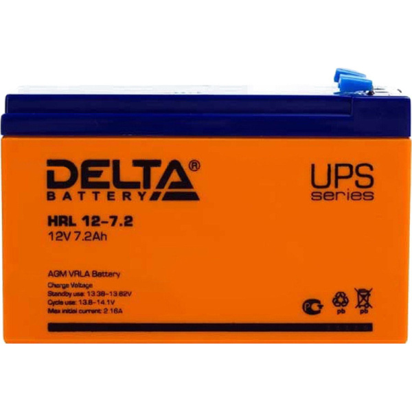 Батарея для ИБП Delta HRL 12-7,2 (12V/7,2Ah)