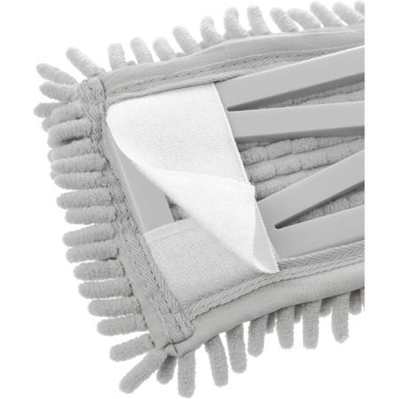 Швабра флаундер с насадкой из микрофибры (шенилл)