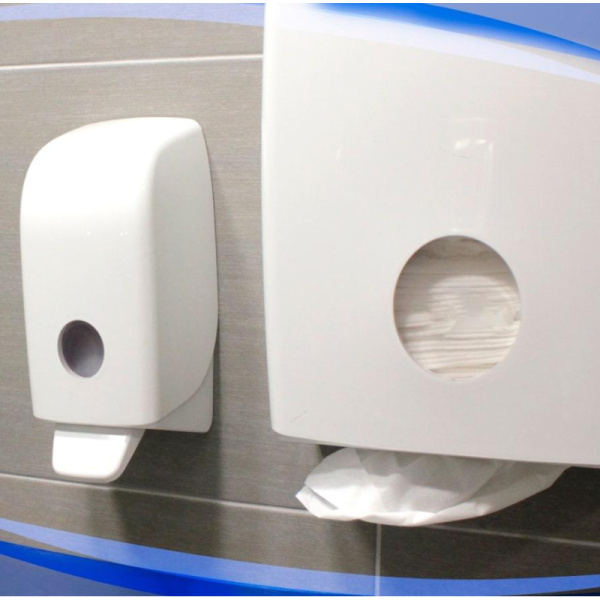 Дозатор для жидкого пенного мыла KK Aquarius белый  1 л 6948