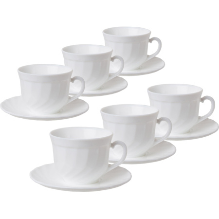 Сервиз чайный ТРИАНОН 220мл (E8845)