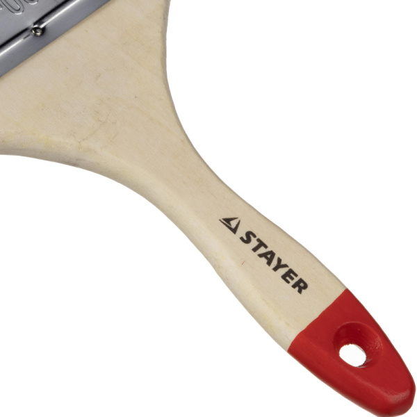 Кисть плоская 4"/100 мм, натур.щетина STAYER 0101-100