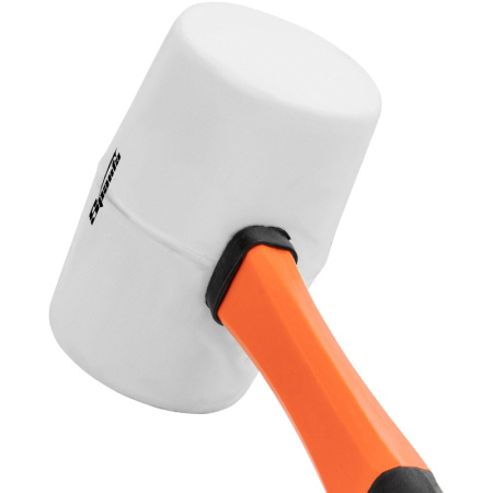 Киянка резиновая 680г белая резина фибергласовая рукоятка Sparta 11130