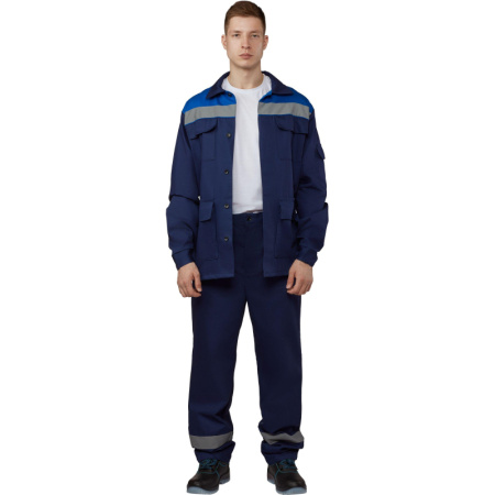 Костюм рабочий летний муж л05-КБР син/вас (р.48-50) 182-188 (Арсенал-СП)