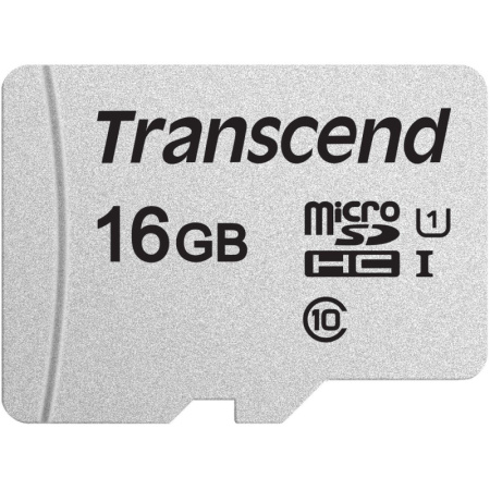 Карта памяти Transcend 300S microSDHC 16Gb UHS-I Cl10 +ад, TS16GUSD300S-A