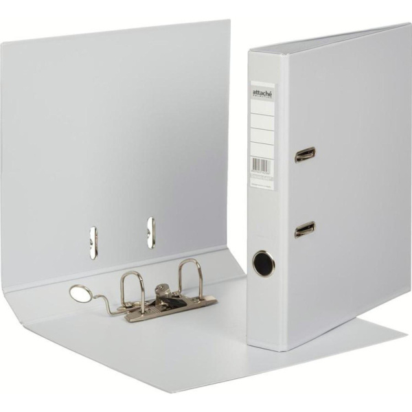 Папка-регистратор Strong Line  50мм, серый, ПБП2, карм.кор