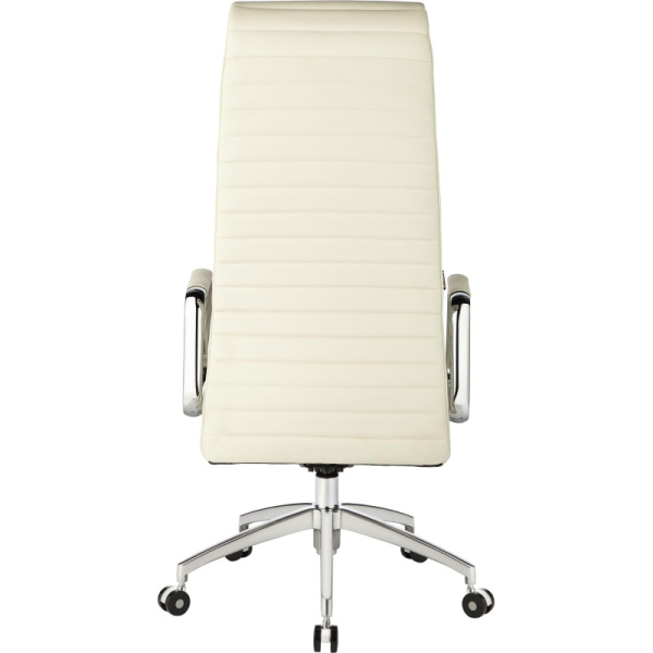 Кресло BN_Fc_Руководителя Echair-528 ML кожа белая, алюминий