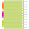 Тетрадь 140л,кл,А6,SPIRAL BOOK Салатовый,евросп,обл.пл,раздел.84114