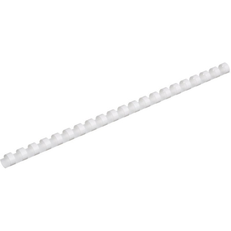 Пружины для переплета пластиковые Promega office 14мм белые 100шт/уп.