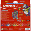 Карандаши цветные 50 цв. 3-гран.Kores 93350