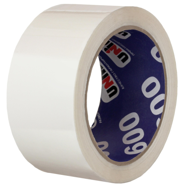 Клейкая лента упаковочная 48мм х 66м, белая 45мкм (6шт в уп.)