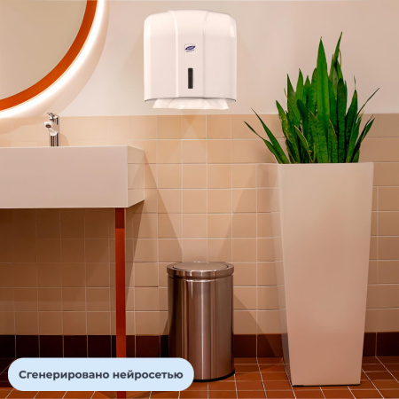 Диспенсер для полотенец лист Luscan Professional Vсложбелый