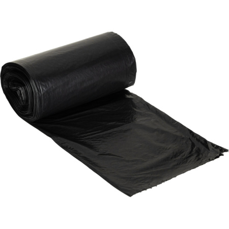 Мешки для мусора ПВД 35л 25мкм 20шт/рул черные 40x70см EcoСlean