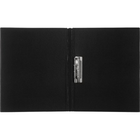 Папка с зажимом  черная Дания-Россия